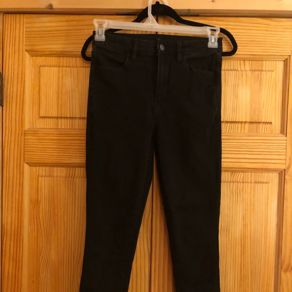AEO black  jegging 8 short